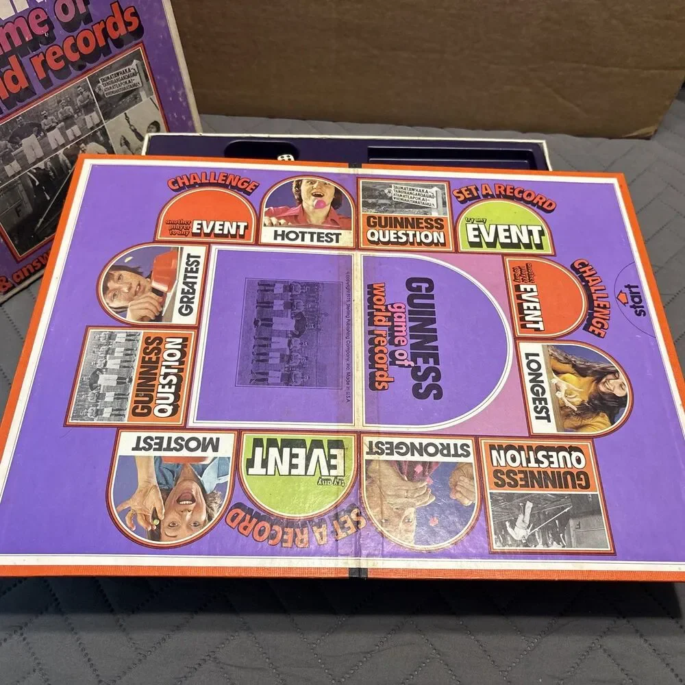 1975 Guinness Game Of World Records Board Game